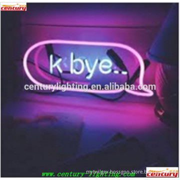k bye neon sign